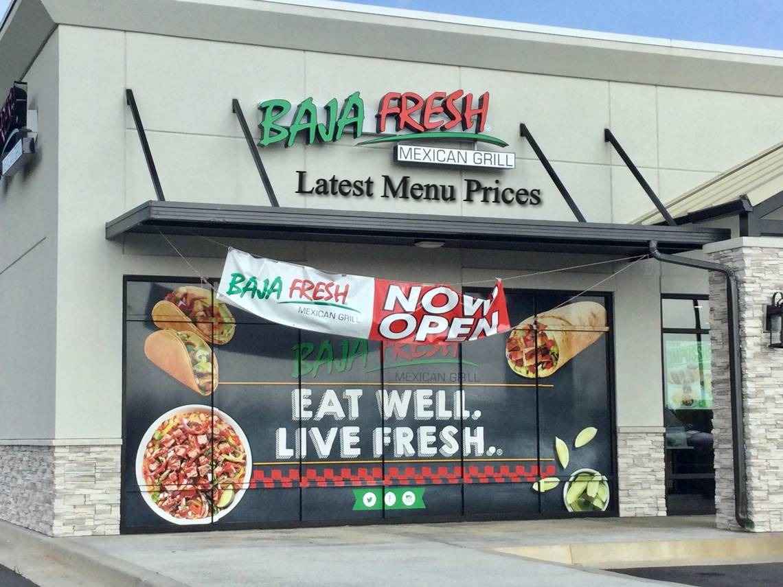 menu for baja fresh with prices