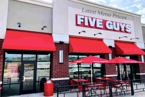 Five Guys Menu Prices & Calories