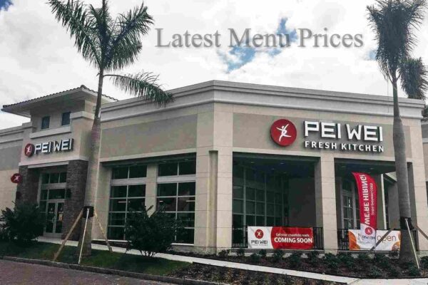 Pei Wei Menu Prices