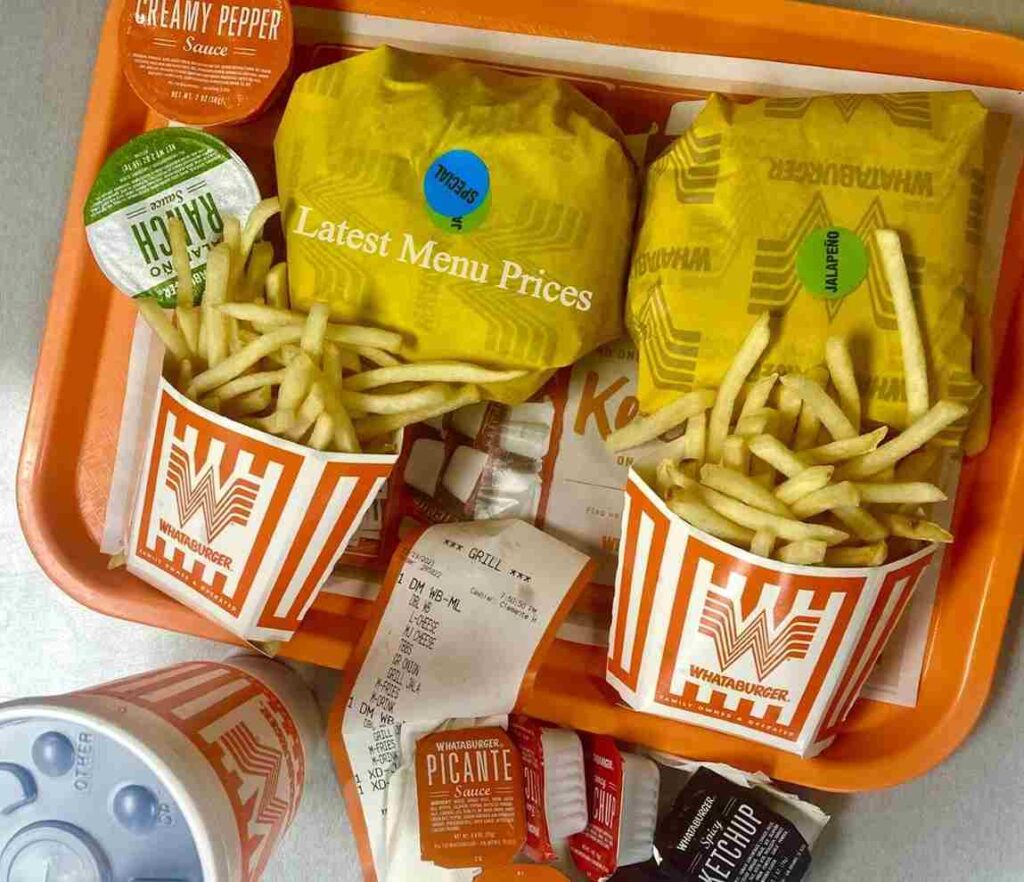 Whataburger Menu Prices & Calories Fresh Menu Prices