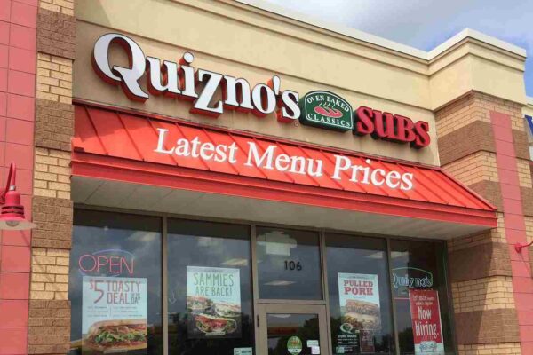 Quiznos Menu Prices