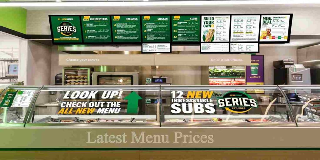 Subway Menu Prices & Calories Fresh Menu Prices