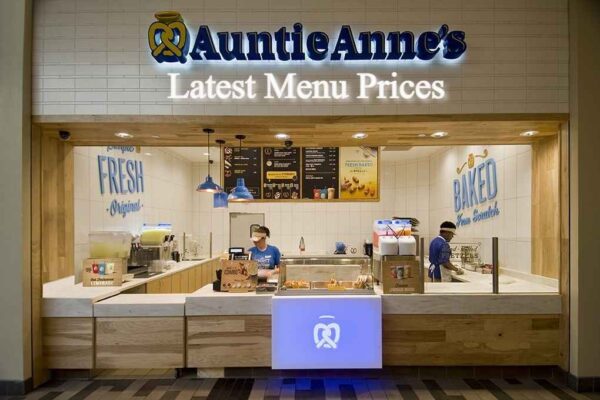 Auntie Anne’s Menu Prices