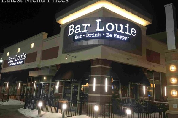 Bar Louie Menu Prices