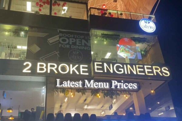 2 Broke Engineers Menu Prices