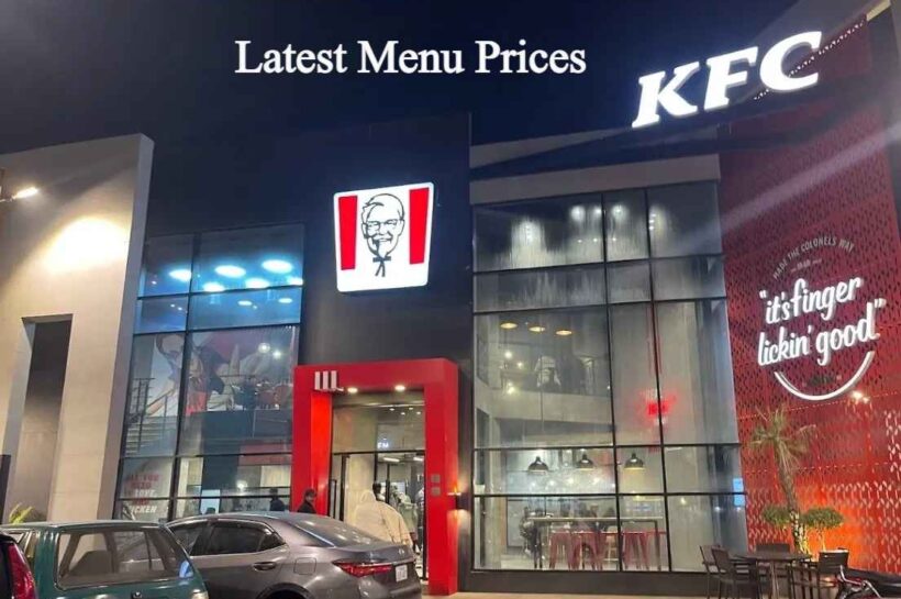 KFC Gujrat Pakistan Menu Prices