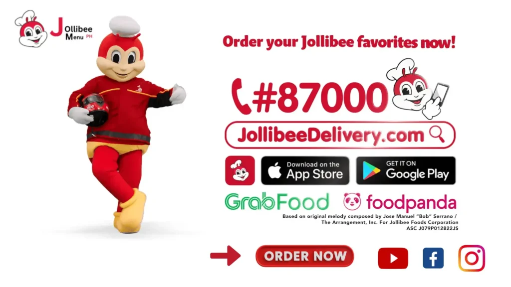 Jollibee Delivery Menu & Prices, How To Order Online
