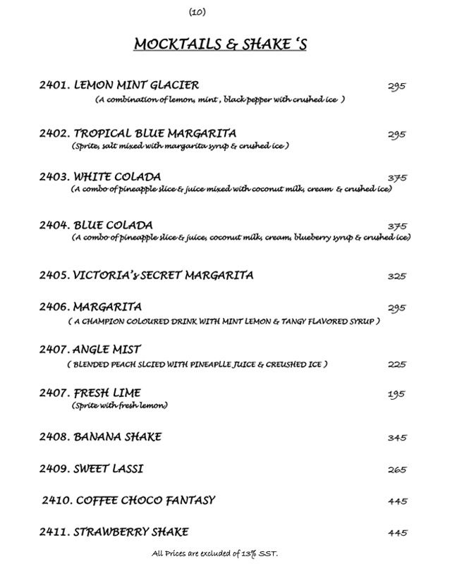 Kolachi Do Darya Menu 10